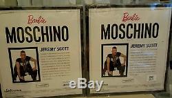 2015 Moschino Barbie Set Caucasian and African American NRFB