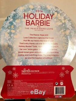 2016 Barbie Collector The Peace Hope Love Collection Holiday, African American