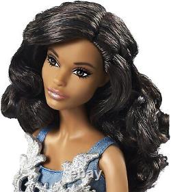 2016 Holiday African American Barbie Doll Mattel #DGX99