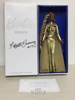 2017 Barbie Convention Platinum Label Golden Galaxy Aa African American Doll