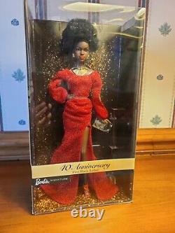 2019 40th Anniversary First Black Barbie AA African American NEW NRFB GLG35