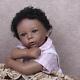 20 African American Baby Doll Lifelike Silicon Vinyl Reborn Biracial Doll Alive
