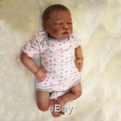 20 Bebe Reborn Baby Boy Doll Soft Vinyl Silicone Lifelike Newborn Birthday Gift