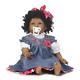 22'' Bebe Reborn Baby Dolls Soft Silicone Vinyl Lifelike African American Dolls