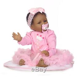 22 Black Baby Girl Dolls African American Reborn Toddler Real Soft Touch
