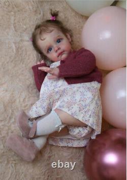 22 Life Like SOFT Vinyl Reborn Baby Doll Newborn Toddler Gift Silicone Girl