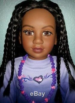 23 My Twinn doll, Teresa face mold, African American, Absolutely Beautiful