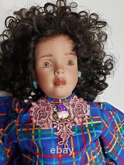 25 African American Doll Shena Jan Garnett Jubilee Porcelain Very Rare 1992