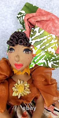 #334 Taraji African American Handmade Doll @Shadyladadieshandmadedolls