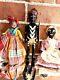 3 Antique African Dolls American Afro-Caribbean Celluloid Bakelite Clothespin