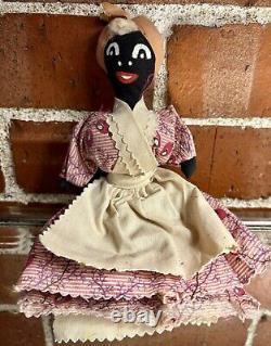 3 Antique African Dolls American Afro-Caribbean Celluloid Bakelite Clothespin