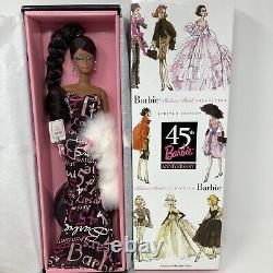 45th Anniversary Barbie Doll African American Silkstone BFMC, Robert Best, G7216