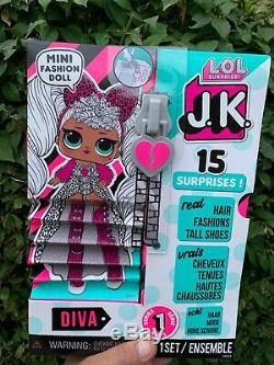 4 LOL Surprise JK Mini OMG Fashion Dolls Complete Set Series 1 Miniatures New