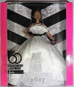 60th Anniversary African American Barbie with Shipper IN STOCK NOW