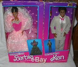 #6230 NRFB Vintage Mattel Dream Glow Barbie & Ken African American
