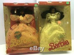 6pc 1980s African American Barbie Lot Marine Corps, Unicef, Wedding & Birthday