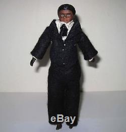 7 1/2 Antique Black African American Doll House Doll Hard-to-Find