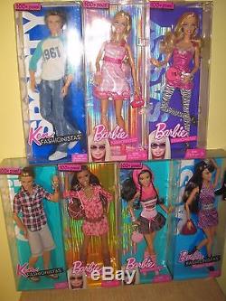 7 Fashionistas Barbie Dolls KEN TERESA CHRISTIE swap blonde African American