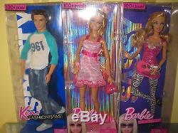 7 Fashionistas Barbie Dolls KEN TERESA CHRISTIE swap blonde African American
