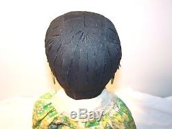 AFRICAN AMERICAN CHILD VINTAGE BLACK AMERICANA DOLL with DOLL Primitive