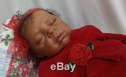 AFRICAN AMERICAN REBORN BABY GIRL DOLL EVA HELLAND KAYA by LITTLE TYKES NURSERY