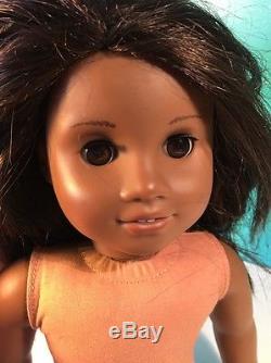 AMERICAN GIRL African American 18 Doll Black Brown Hair Eyes
