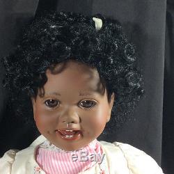 Artist Collectables Doll Molly Black Aa African American Virginia Turner 18