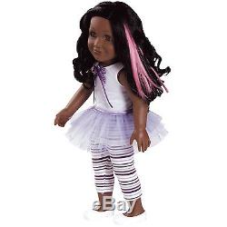 Adora 18 FRIENDS DOLL KAYLA Purple Tutu Ballet African American Girl Outfit NEW
