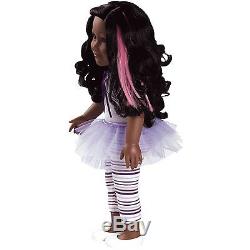 Adora 18 FRIENDS DOLL KAYLA Purple Tutu Ballet African American Girl Outfit NEW