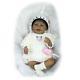 African American 22'' Handmade Lifelike Reborn Baby Silicone Vinyl Newborn Doll