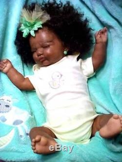 African American (AA), Biracial, Ethnic Latina Realistic Baby Berengue Girl Doll
