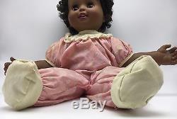 African American BABY LOVES TO TALK Doll Toy Biz 1992 RARE SEE VIDEO HTF