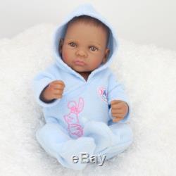 African American Baby Doll Black Boy Realistic Reborn Babies Mini Boy Doll Toy