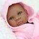 African American Baby Doll Black Girl Full Silicone Body Reborn Baby Alive Dolls