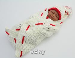 African American Baby Doll Girl Full Vinyl Sleeping Baby Dolls that look real