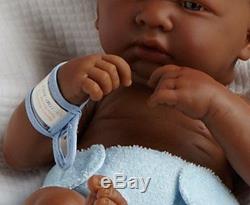 African American Baby Doll Reborn Realistic Anatomically Correct Newborn Boy New