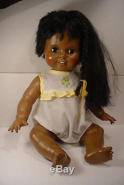 African American Black Baby Crissy Doll 24 Inch Original Romper No Box