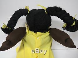 African American Doll Xavier Roberts' Little People Soft Sculpture 1981 VTG MINT