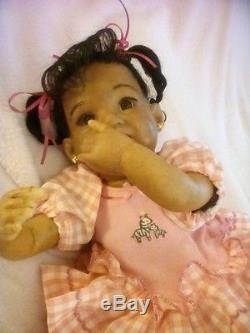 African American Ethnic/Bi-Racial Baby Girl Realistic Reborn Doll