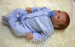 African American Ethnic Lifelike Reborn Baby Doll Full Body Silicone Newbon Boy