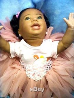 African American, Ethnic Realistic Twins Toddlers Doll, Kenzie and Amelia