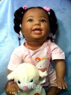 African American, Ethnic Realistic Twins Toddlers Doll, Kenzie and Amelia