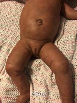 African American Full Body Boo Boo Silicone Baby Doll