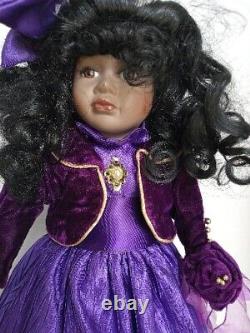 African American Genuine Collector Choice Fine Handcrafted Bisque Porcelain Doll