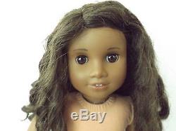 African American Girl 18 Doll, Curly Brown Hair, Brown Eyes, Summertime Clothes