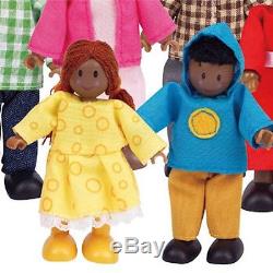 African American Happy Family by Hape Toys