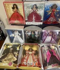 African American Holiday Barbie Collection 1996-2021 15 SEALED/MINT Dolls