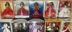 African American Holiday Barbie Collection 1996-2021 15 SEALED/MINT Dolls