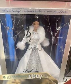 African American Holiday Barbie Collection 1996-2021 15 SEALED/MINT Dolls