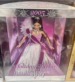 African American Holiday Barbie Collection 1996-2021 15 SEALED/MINT Dolls